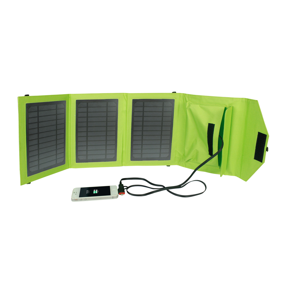 10w 3-panel Folding Solar Charger