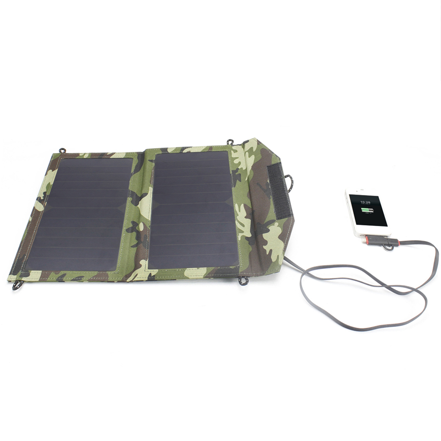 12w 2-panel Folding Solar Charger