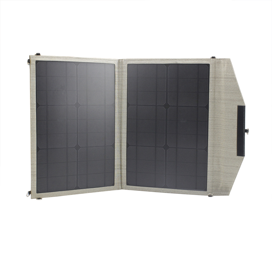 30w 2-panel Folding Solar Charger