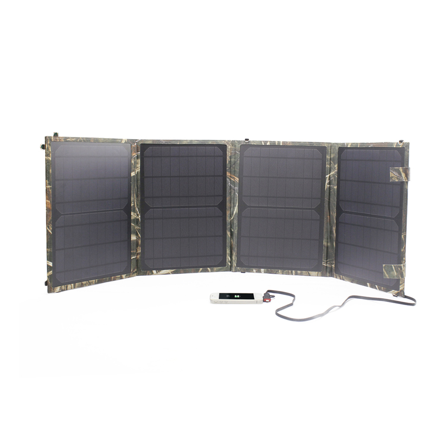 40w 4-panel Folding Solar Charger